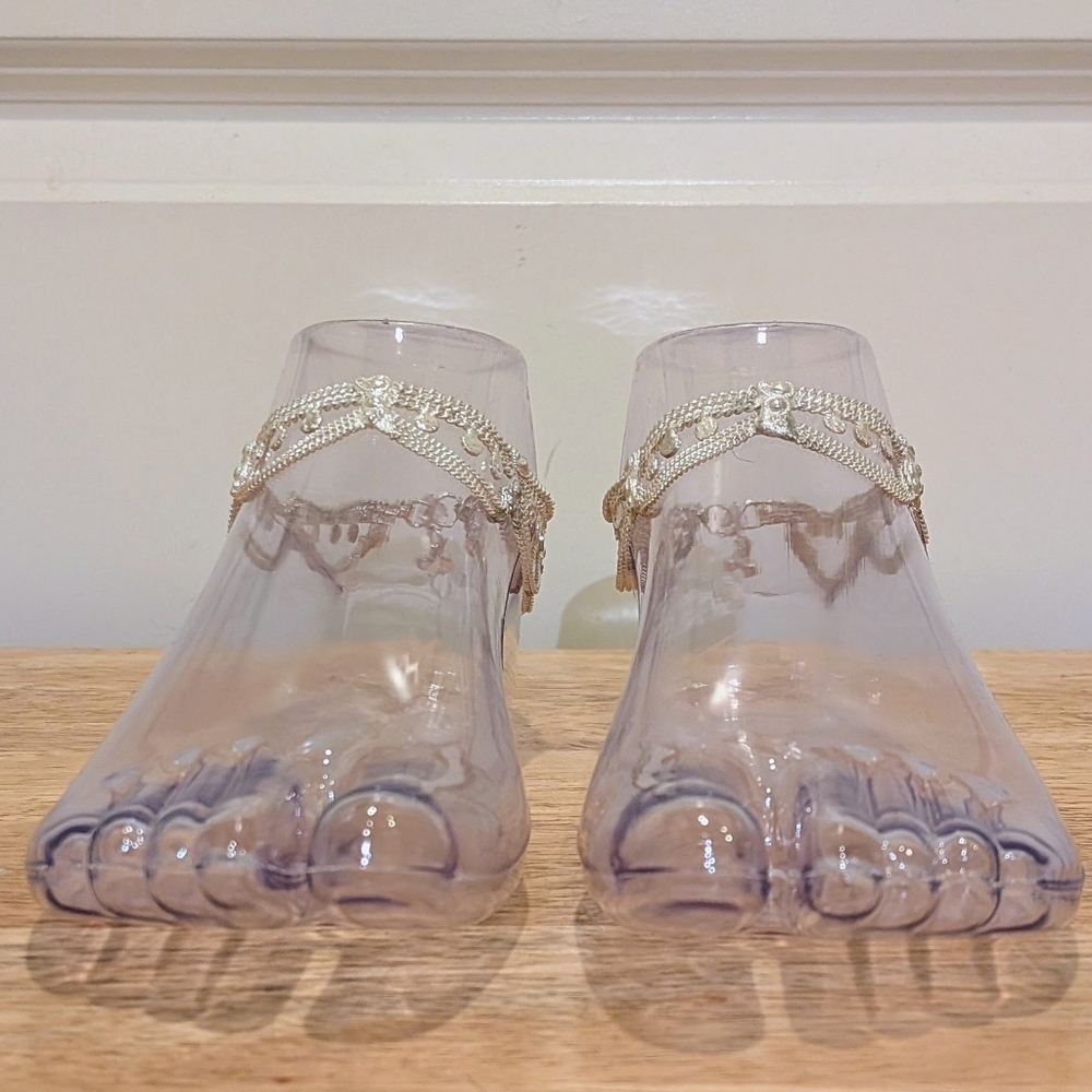 NWT Beckwoman Pair of Boho Silverstone Anklets - Picture 6 of 8